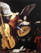 Saint Cecilia and the Angel sd SARACENI, Carlo